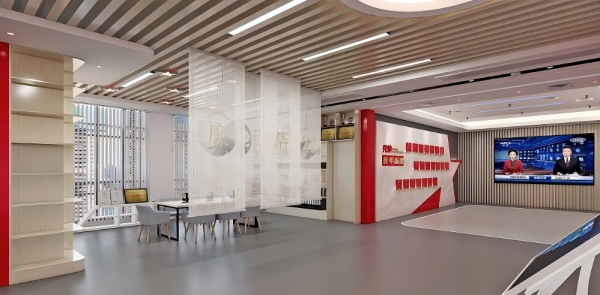 税局党建展厅：我们用 “红 + 智”，让 “党建 + 税务” 在空间里生长