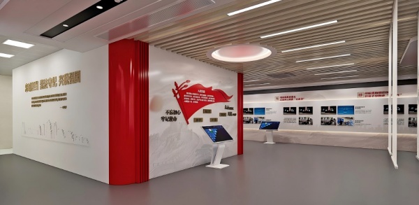 税局党建展厅：我们用 “红 + 智”，让 “党建 + 税务” 在空间里生长