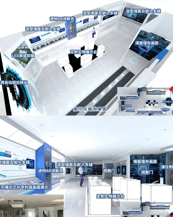 半导体企业展厅设计项目