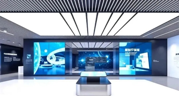 极简科技风展厅：用空间语言对话未来