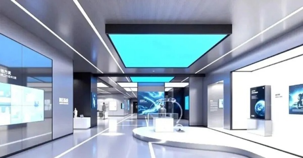 极简科技风展厅：用空间语言对话未来