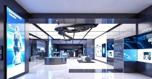 极简科技风展厅：用空间语言对话未来