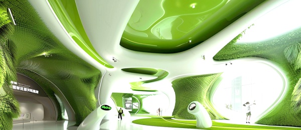 绿科融合！解锁展厅设计新未来