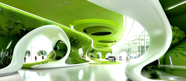 绿科融合！解锁展厅设计新未来
