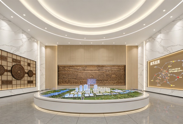 筑梦航空港-匠心映中原—中国五冶郑州航空港展厅规划设计方案