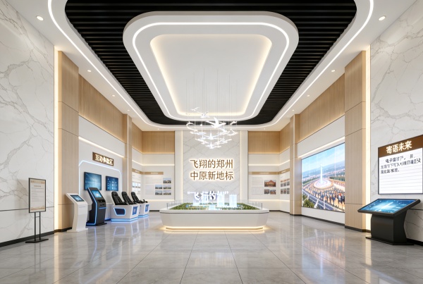 筑梦航空港-匠心映中原—中国五冶郑州航空港展厅规划设计方案