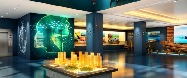 渔韵逐光：沉浸式渔业展厅的设计奇遇
