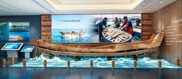 渔韵逐光：沉浸式渔业展厅的设计奇遇