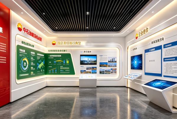 中国石油物资分公司展厅设计方案重磅出炉！
