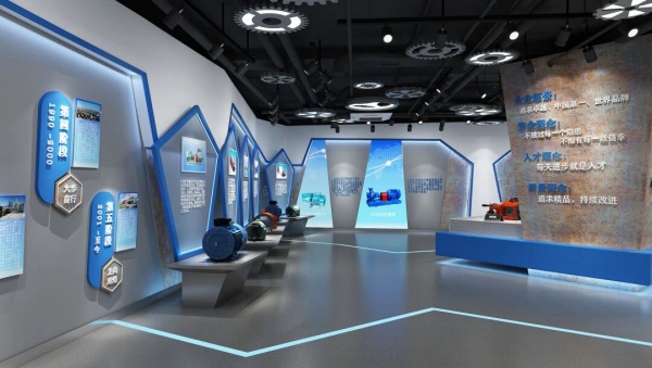 锚定智造强国重庆水泵企业展厅的工业叙事与设计表达