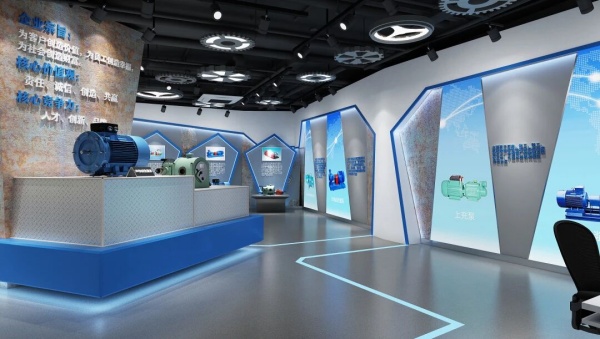 锚定智造强国重庆水泵企业展厅的工业叙事与设计表达