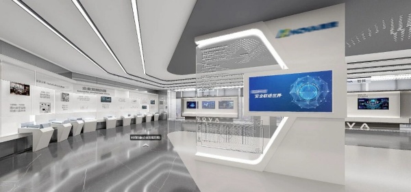 上市公司科技展厅装修设计，科技感×专业感×文化感的“未来探索”空间