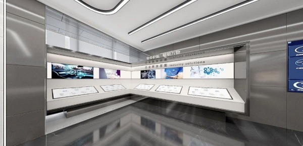 上市公司科技展厅装修设计，科技感×专业感×文化感的“未来探索”空间