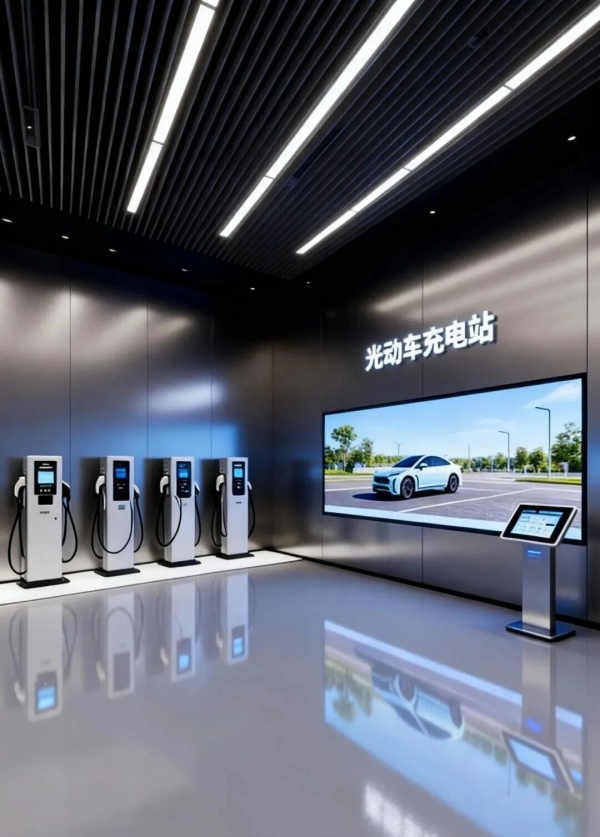 科技展厅设计｜用光影与线条，重构工业科技美学