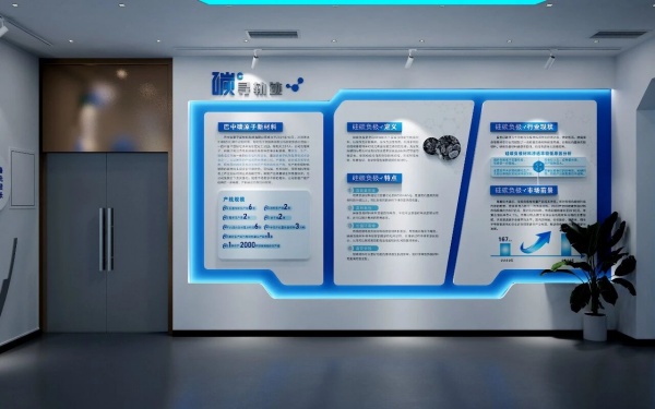 碳原子新材料企业展厅全案落地