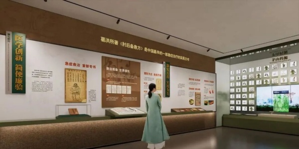 中医药名人文化主题展厅400㎡